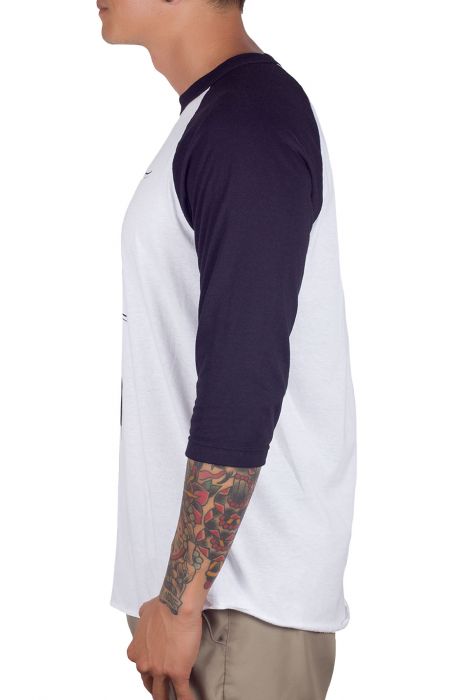 Cant Stop Wont Stop White Baseball Tee