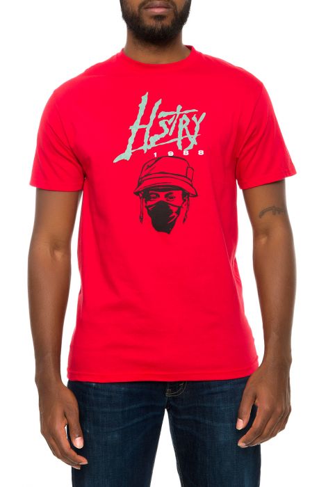 The HSTRY Now Tee in Red