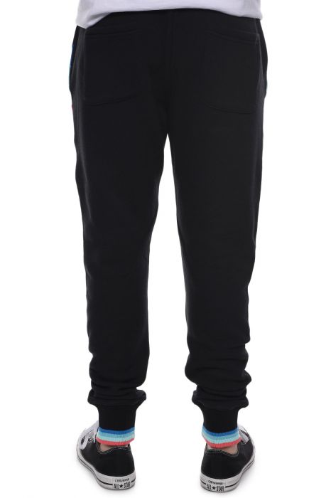 The 3D Cube Joggers in Black