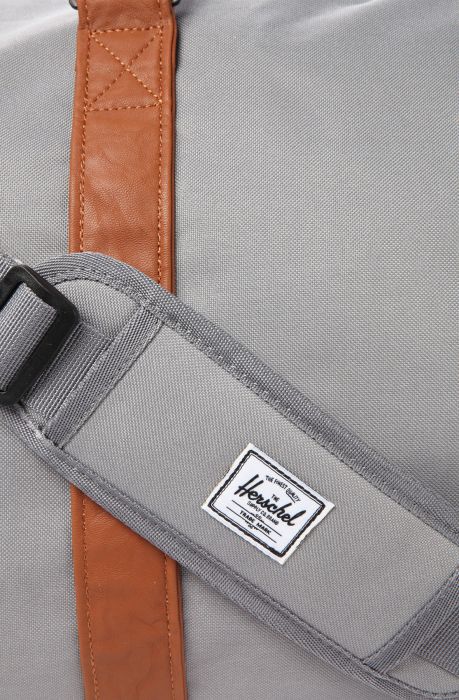 The Novel Duffle Bag in Grey & Tan