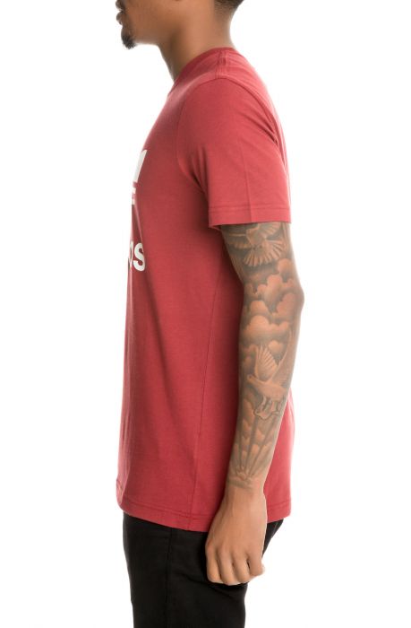 The Originals Trefoil Tee in Mystery Red