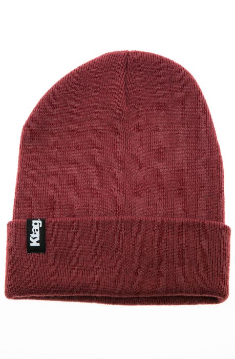 The Everyday Beanie in Maroon