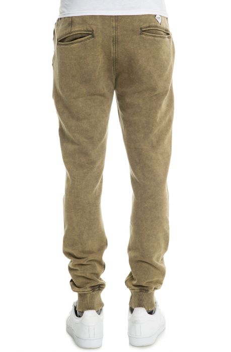 The Benton Woven Jogger Pants in Olive