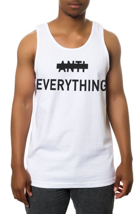 The Anti Everything Tank Top in White