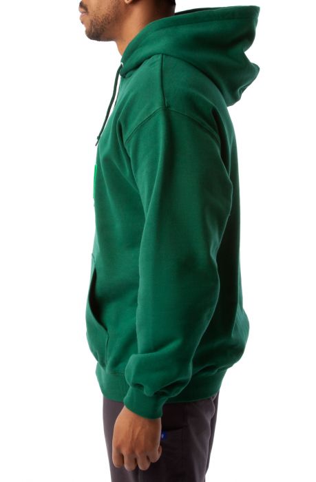 XLARGE JAPAN Brushed Embroidery Logo Hoodie 101221012019-GRN