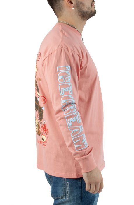 Ice Cream Cup Or Cone Long Sleeve Knit Tee 431-1306MUA - Karmaloop