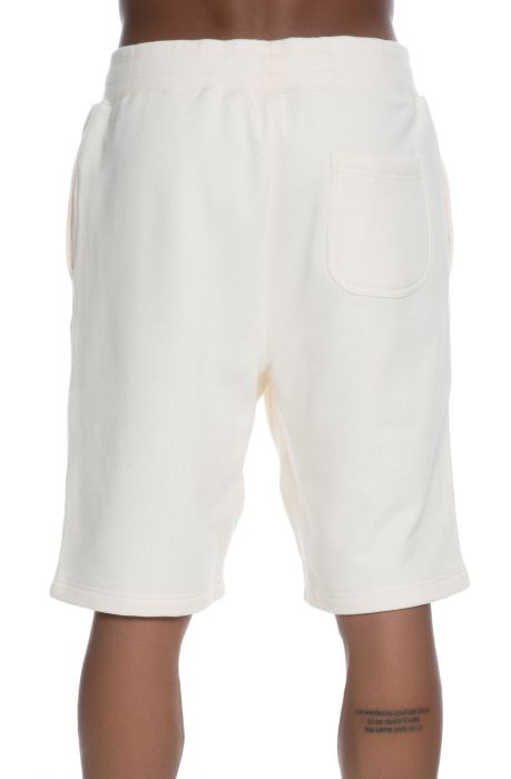 The Undefeated Sweatshorts in Off White
