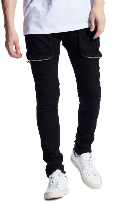 EMBELLISH Bickerstaff Cargo Pants in Black EMBF119-133 - Karmaloop