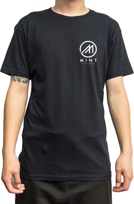 The Mint Flags Tee in Black