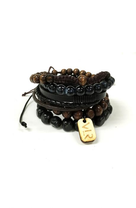 5 Stack in Black and Brown