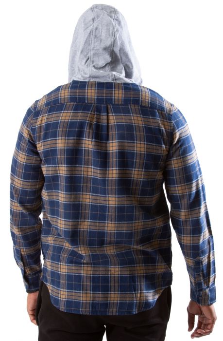 Parkway II Hooded Flannel Buttondown Shirt