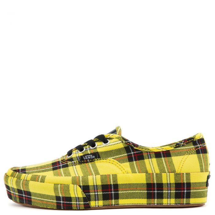Yellow Checkerboard Platform Vans VANS Old Skool Platform