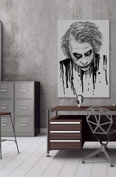The Joker Gallery Wrapped Canvas Print 18 x 12 in Multi