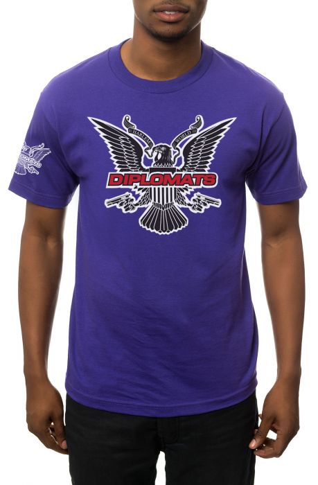 The OG Eagle Logo Tee in Purple