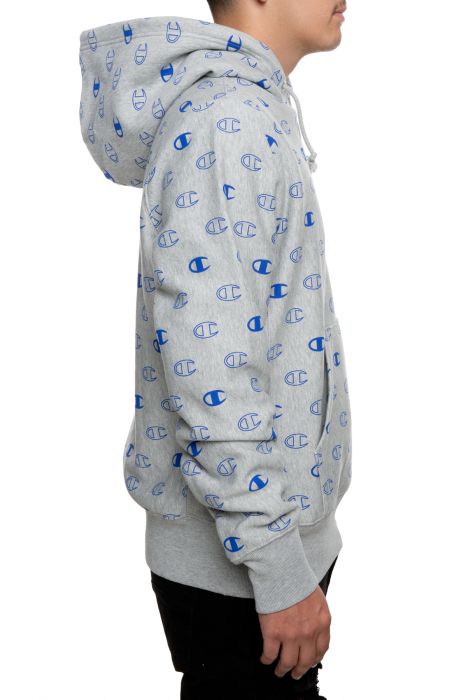 Champion reverse weave all over print hoodie clearance