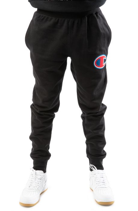 champion reverse weave joggers white