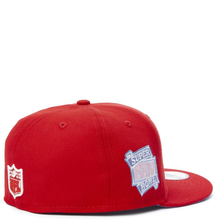 New Era 60243492 San Francisco 49ers Pop Sweat 59fifty Fitted Hat Mens Hat  - Red –