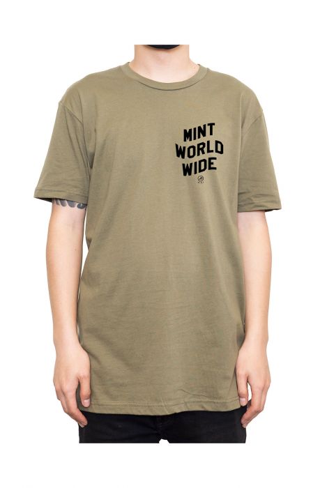 The Mint Wavy Tee 2X-3X in Olive