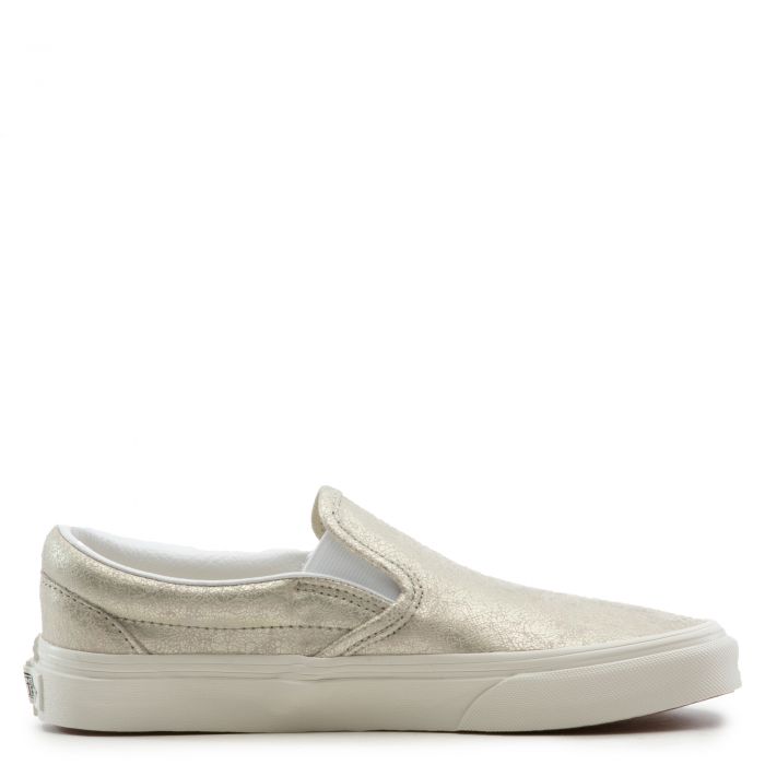 vans cracked leather slip on