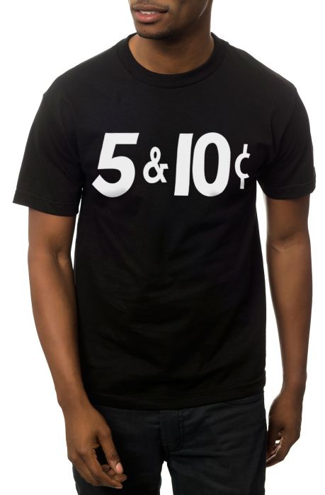 The Nickel and Dime Tee in Black