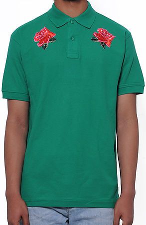 The Rose Thorn Polo in Green