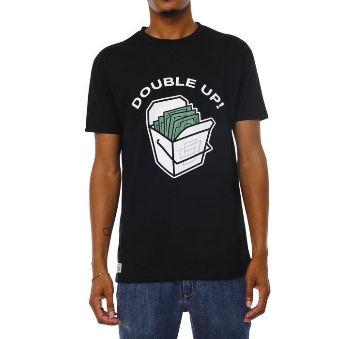 The Double Up T-Shirt in Black