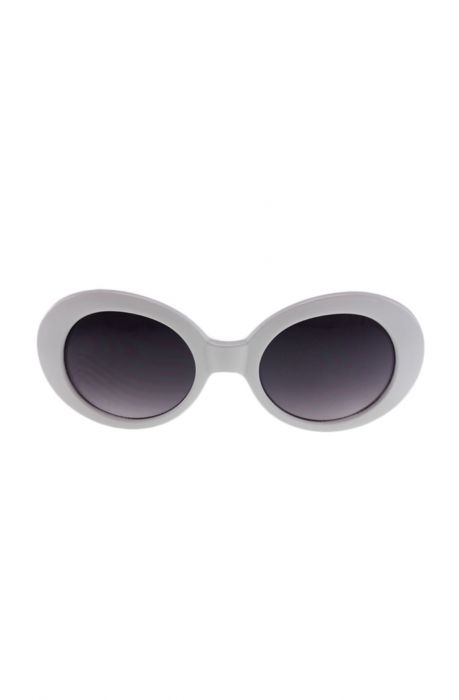 The Kurt Sunglasses in White and Smoke