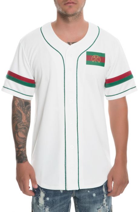 The Milan Baseball Jersey in White