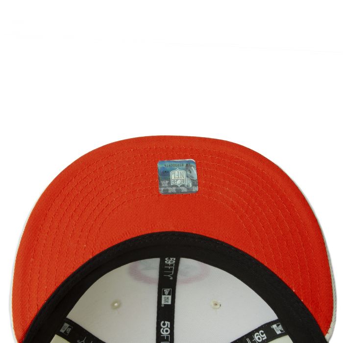 Men's New Era Cream/Black Miami Dolphins Chrome Collection 59FIFTY Fitted  Hat