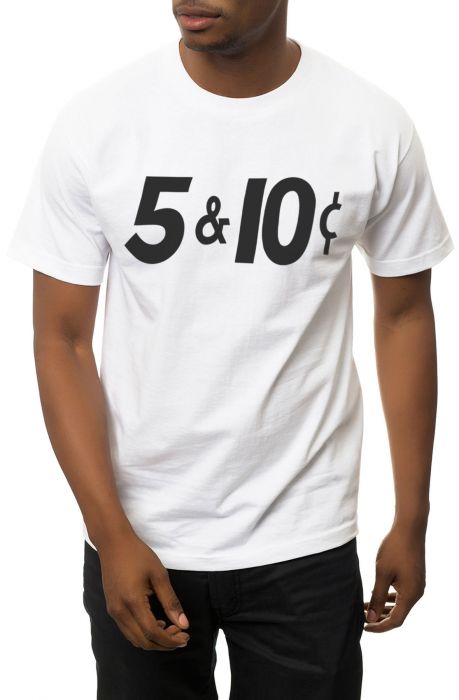 The Nickel and Dime Tee in White