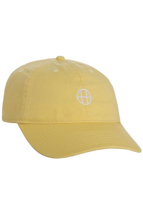 The Circle H Curve Visor 6 Panel in Light Yellow