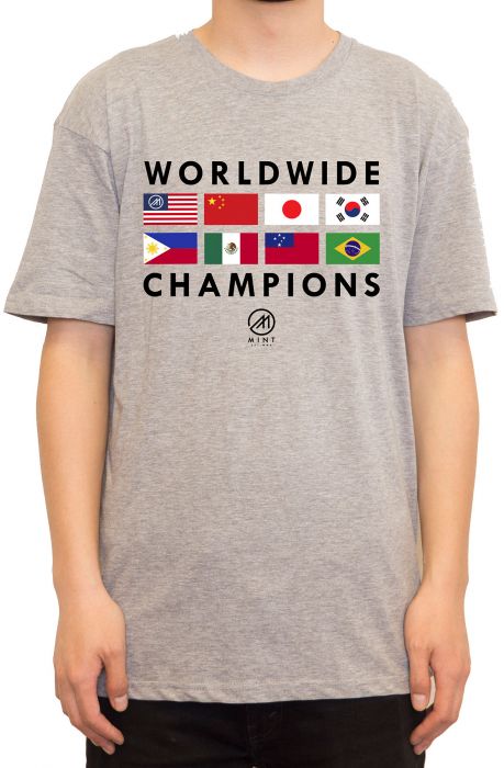 The Mint Flags 2 Tee in Grey