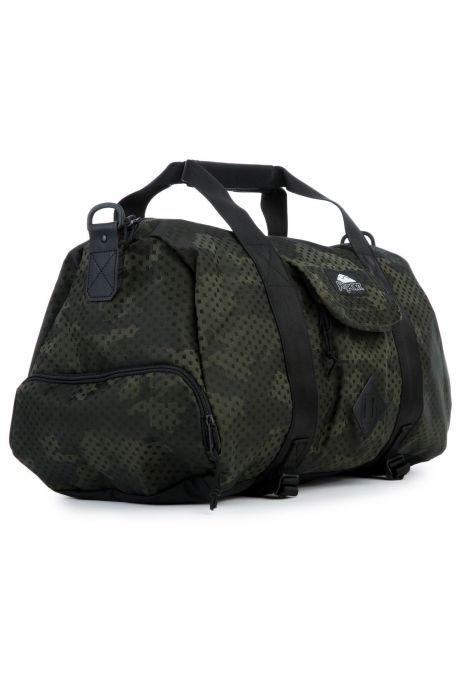 The Duffel DL Bag in Green Square Camo