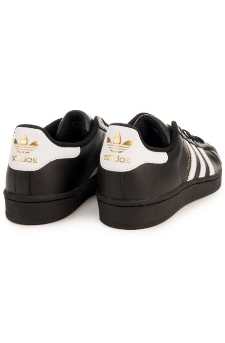 The Superstar Bold Platform in White, Black and Gold Metallic