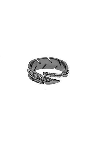 The Mister Feather Ring - Black