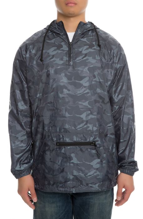 The Infantry Basic Windbreaker in Charcoal Camo
