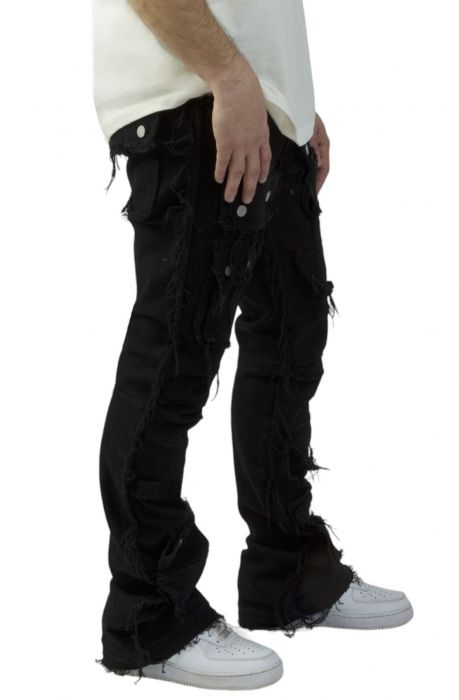 Utility Cargo Stacked Jeans