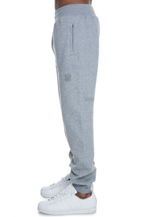 The UNDFTD Tech Sweatpants in Grey Heather