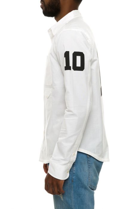 The Big 10 Buttondown Shirt in White
