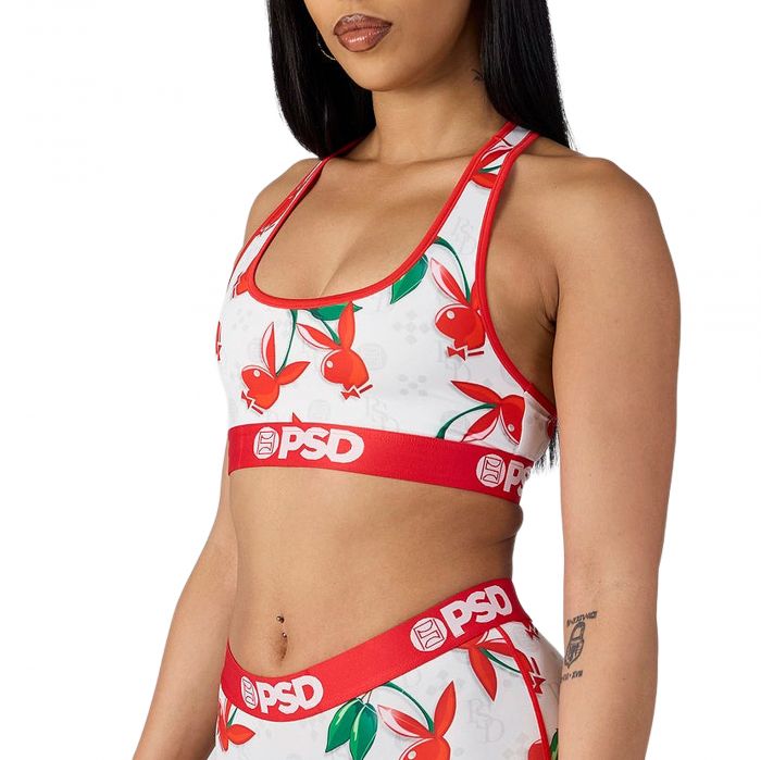 PlayBoy Cherry Lux Sports Bra 
