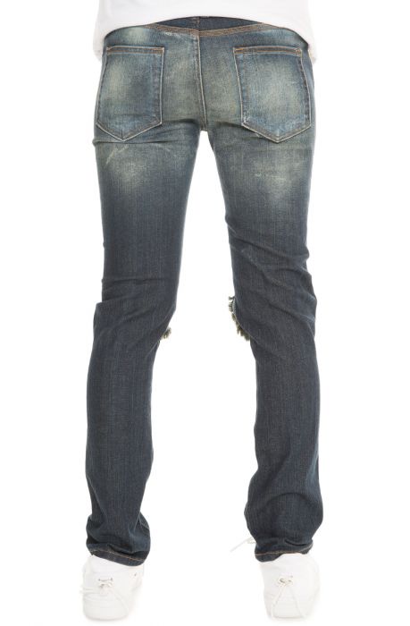 The Essential Mason Denim Jeans in Dark Blue Indigo Wash