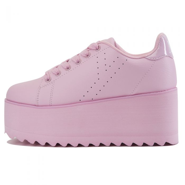 Y.R.U. for Women: Lala Pink Platform Sneakers