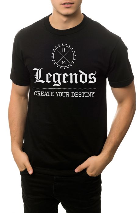 The Legends CR8 Tee in Black