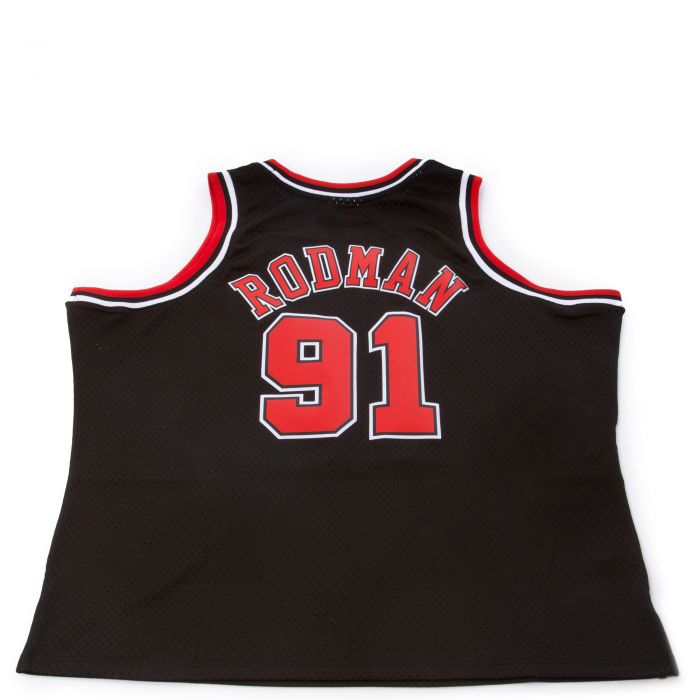 Mitchell & Ness Chicago Bulls 1997-98 Classic Swingman Jersey - Dennis Rodman SMJYGS18152-CBUBLCK97DRD - Karmaloop