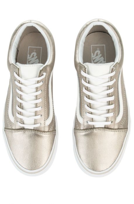 The Women's Old Skool Platform in Gray Gold and True White