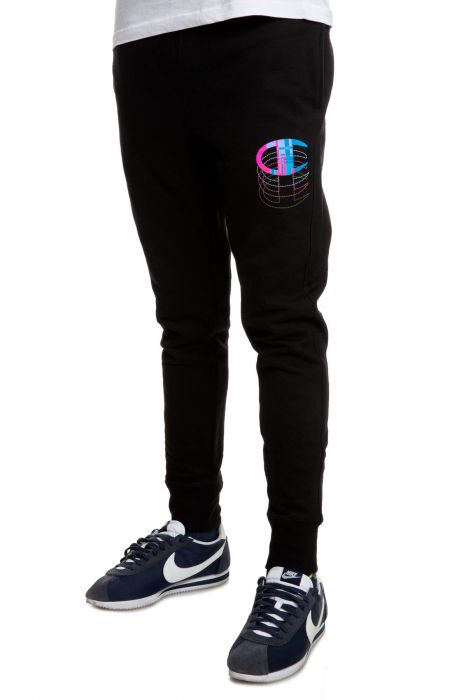 champion reverse weave black joggers pants