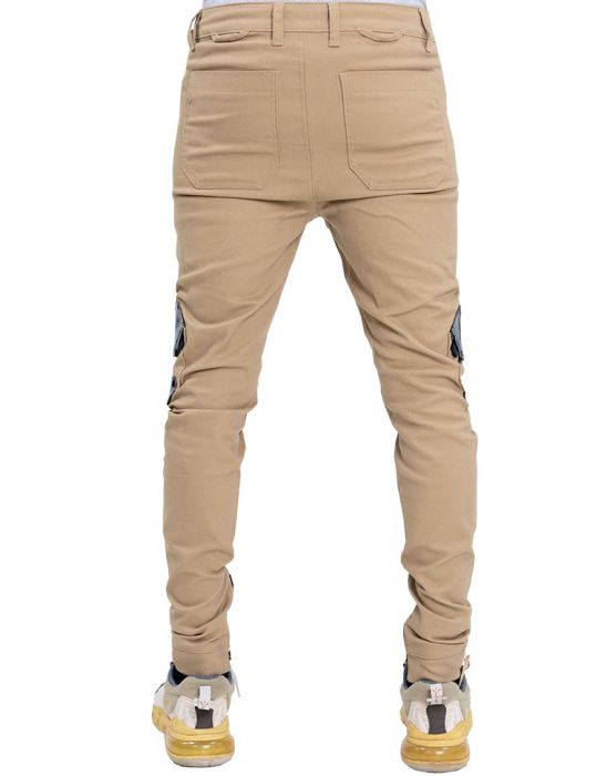 THE HIDEOUT CLOTHING Octagon Denim Jeans HDTCLTHNG-C0305E-SANDBROWN ...