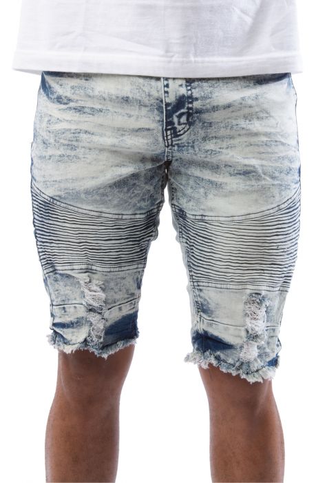 REASON Cumberland Denim Shorts T0-110 - Karmaloop