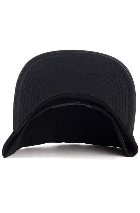The Shaolin Snapback Hat in Black