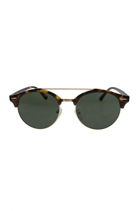 The Vernon Sunglasses in Tortoise and Green